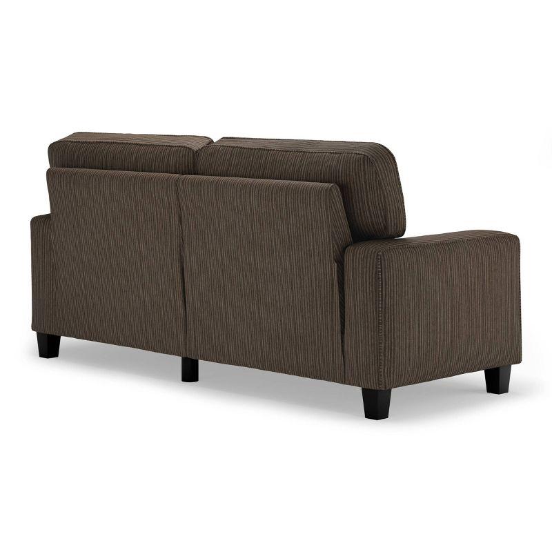 Serta Palisades 78" Track Arm Sofa, Easy Care Fabric, Soft Pillow Back, Pocket Coil Seat Cushions