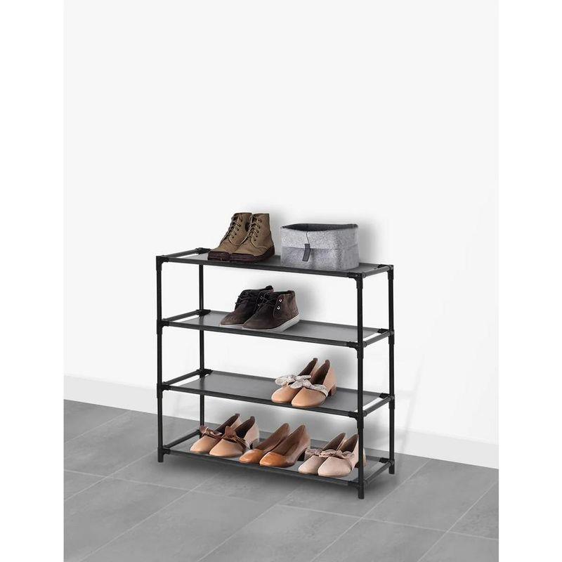 Modern 4 Tier or 6-Tier Space Saving Shoe Rack