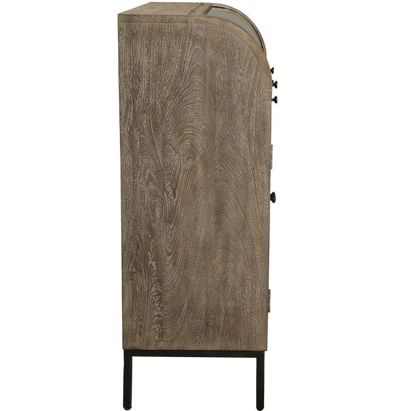 Paloma 35.5'' Solid Wood Bar Cabinet