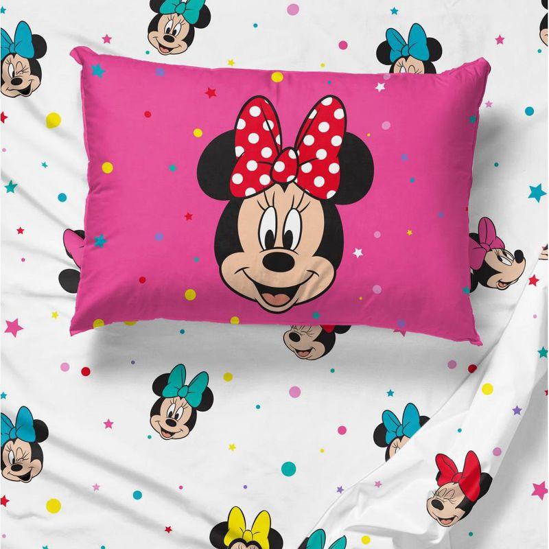 Minnie Mouse Twin Microfiber Cartoon Sheet Set