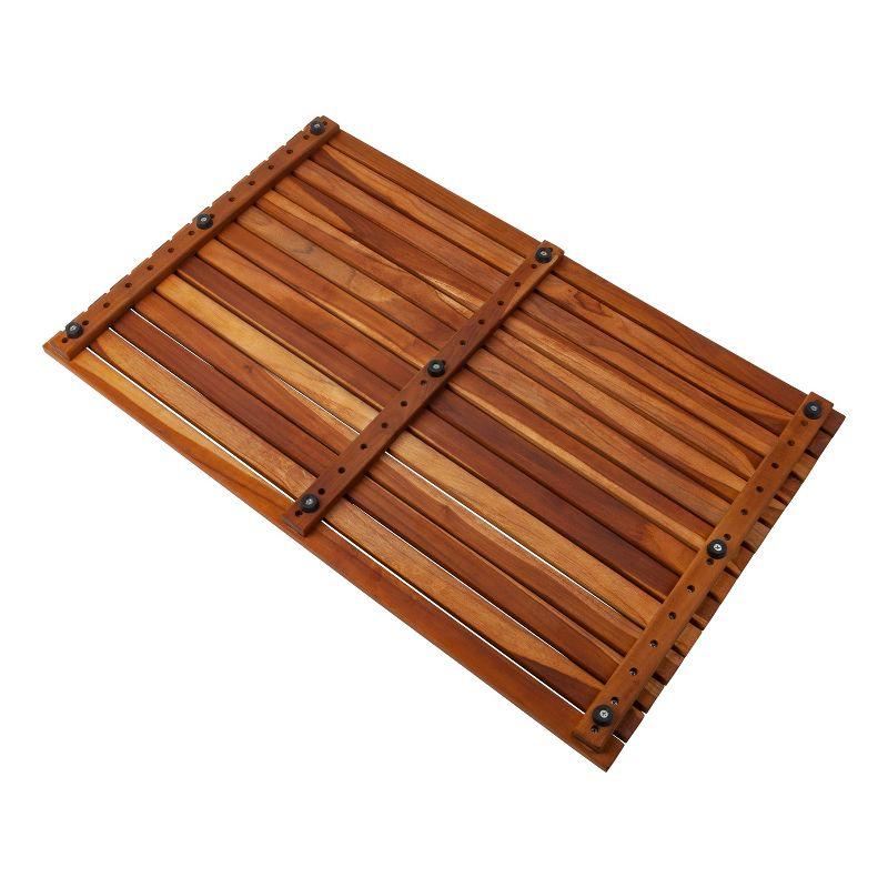 Nordic Teak 31.4" x 19.6" Shower and Bath Mat