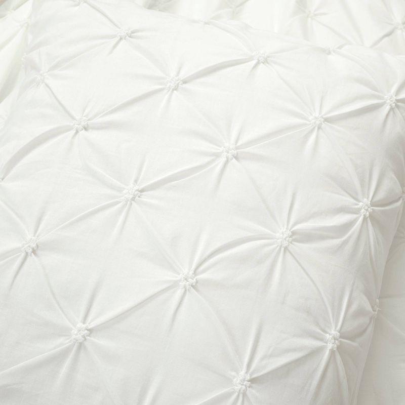 White Cotton 3 Piece Comforter Set