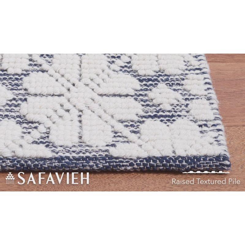Vermont VRM303 Hand Woven Indoor Area Rug - Ivory/Green - 5'x8' - Safavieh