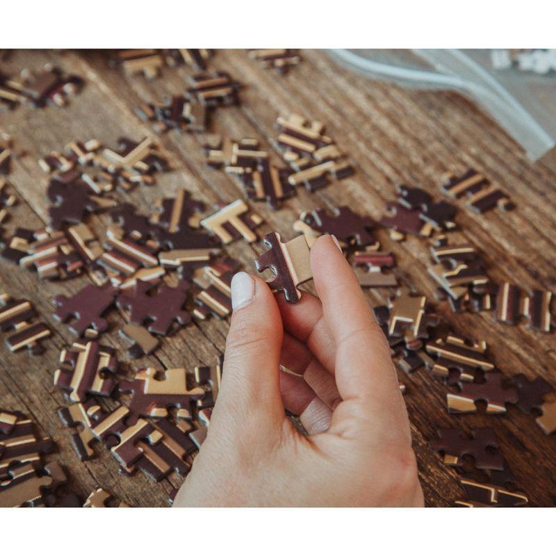Toynk Bitcoin 1000-Piece Round Jigsaw Puzzle