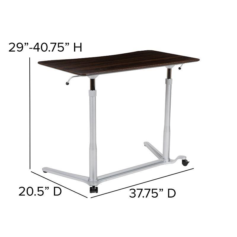 Flash Furniture Sit-Down, Stand-Up Ergonomic Computer Desk - Standing Desk