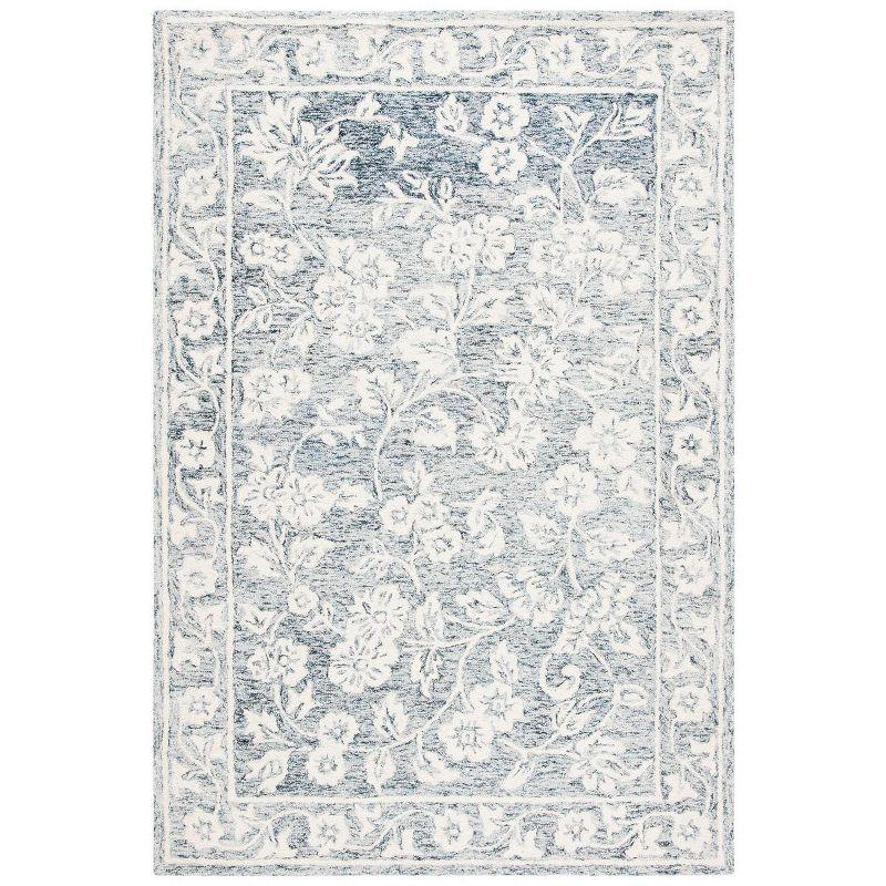 Capri CPR216 Tufted Indoor Accent Rug - Blue/Ivory - 3'x5' - Safavieh