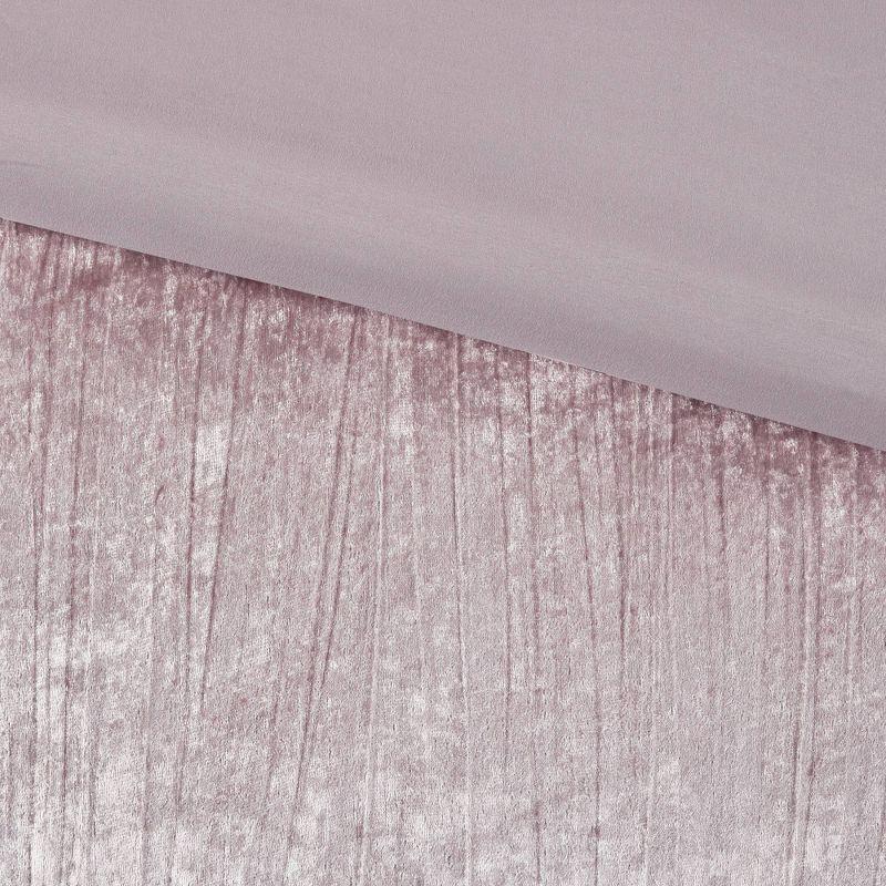 Blush Velvet Full Down Alternative 5-Piece Bedspread Set