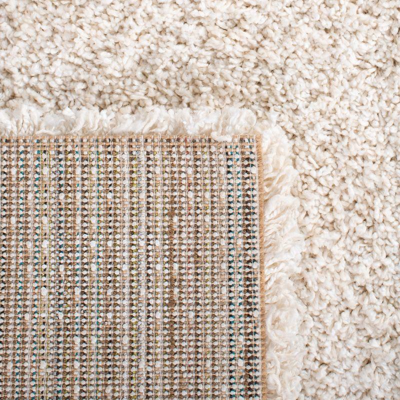 Evolution Shag EVO520 Power Loomed Area Rug - Ivory - 4'x6' - Safavieh.