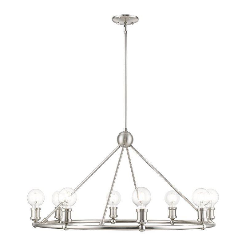 Livex Lighting Lansdale 8 - Light Chandelier in  Brushed Nickel