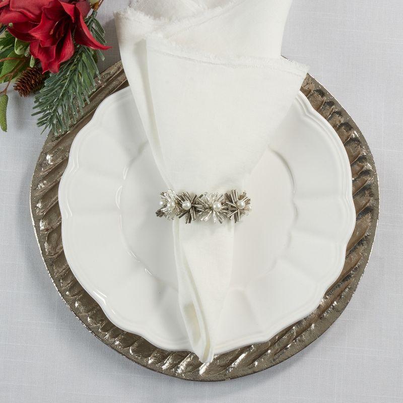 Saro Napkin Ring Collection Napkin Ring (Set of 4)