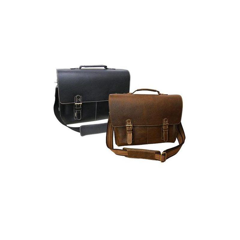 Classical Leather Organizer Briefcase (#2750-02)