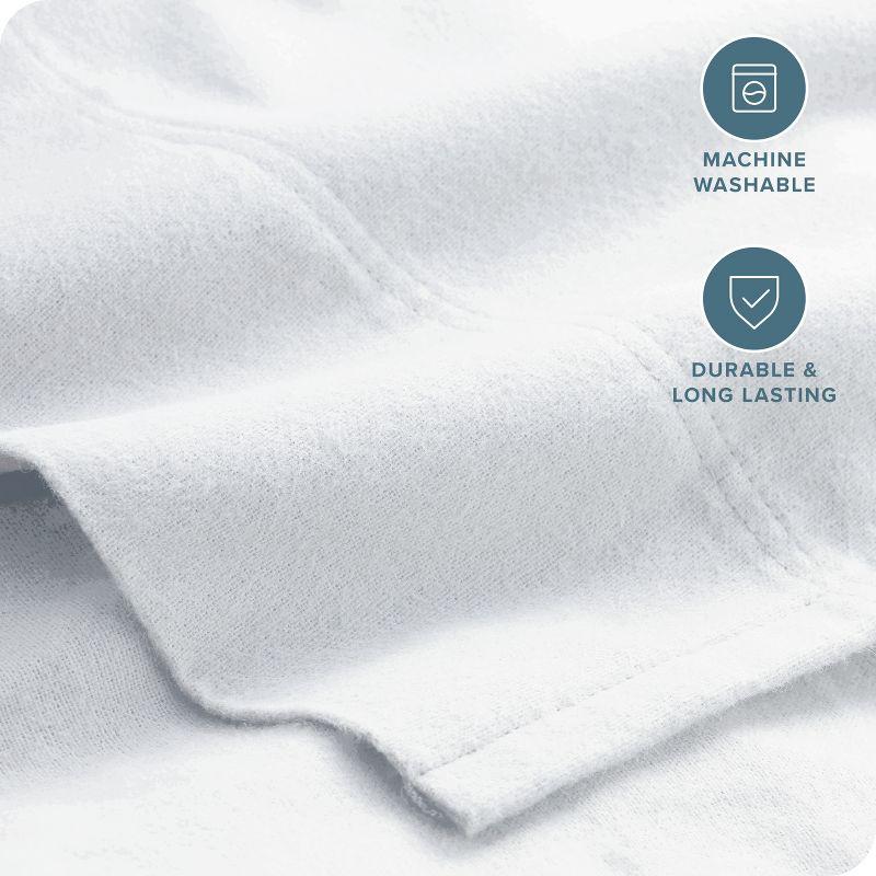 Bare Home Flannel Machine Woven Sheet Set