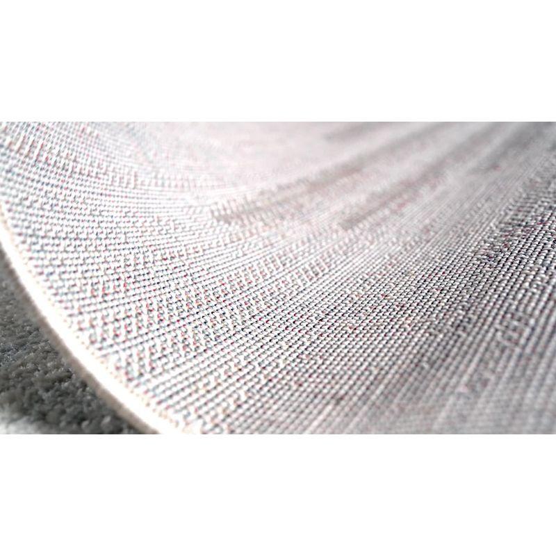 3'x5' Aya Berber Stripe Geometric Area Rug, Cream/Gray - JONATHAN Y
