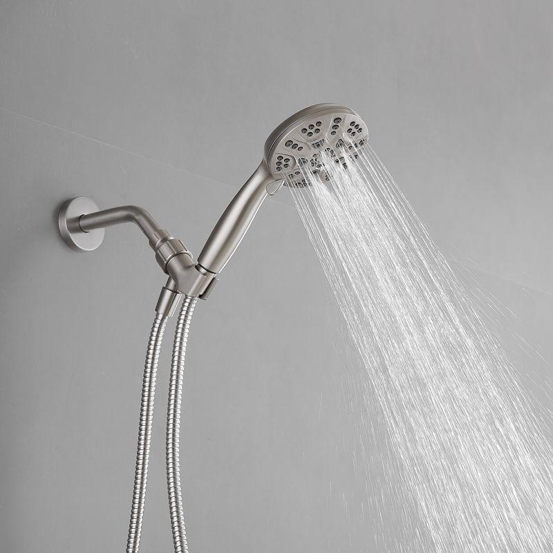 Single-Handle 6-Spray Shower Faucet Set Trim Kit with Valve and Filtered Handheld Shower Head