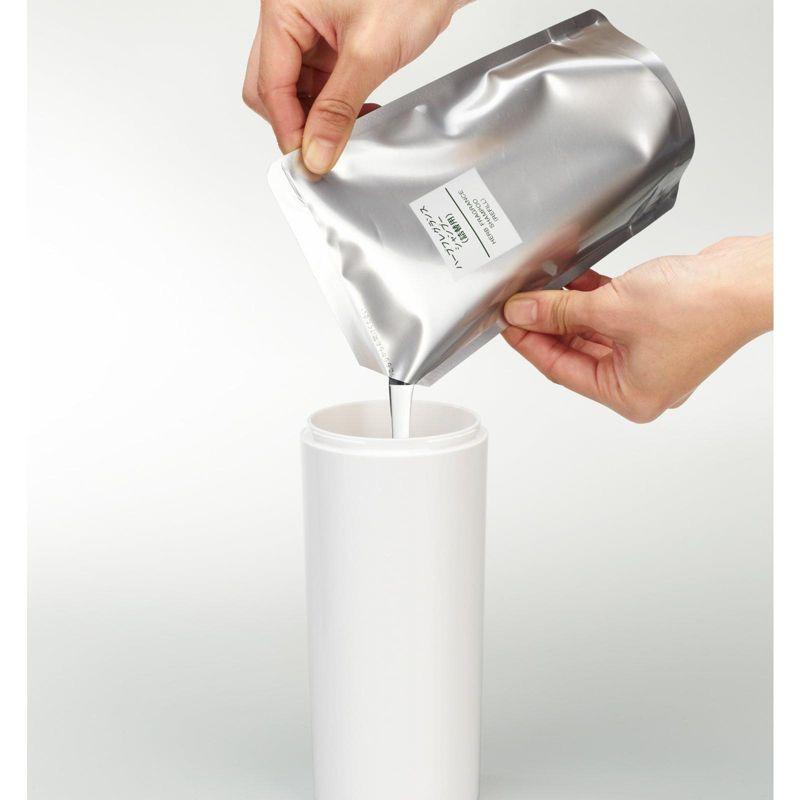 Tower Yamazaki Home Shampoo Dispenser, Contemporary Bottle Pump For Shower, Shampoo, 16.9 fluid oz.