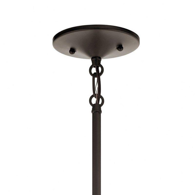 Aubrey 12.75" 1 Light Mini Pendant with Satin Etched Cased Opal in Brushed Nickel