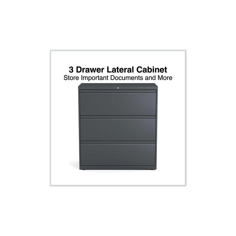 Alera® 36'' Wide 3 -Drawer Steel File Cabinet