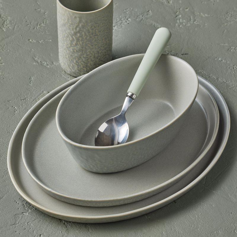 Stone by Mercer Project Katachi 16-Piece Dinnerware Set Stoneware