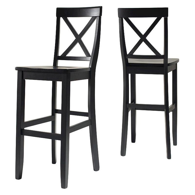 Set of 2 30" X-Back Barstools - Crosley