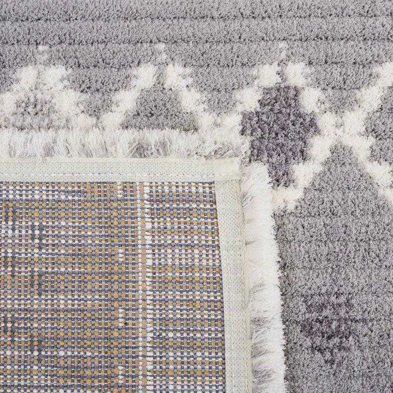 Marrakesh MRK606 Power Loomed Area Rug - Gray/Light Gray - 8'x10' - Safavieh.