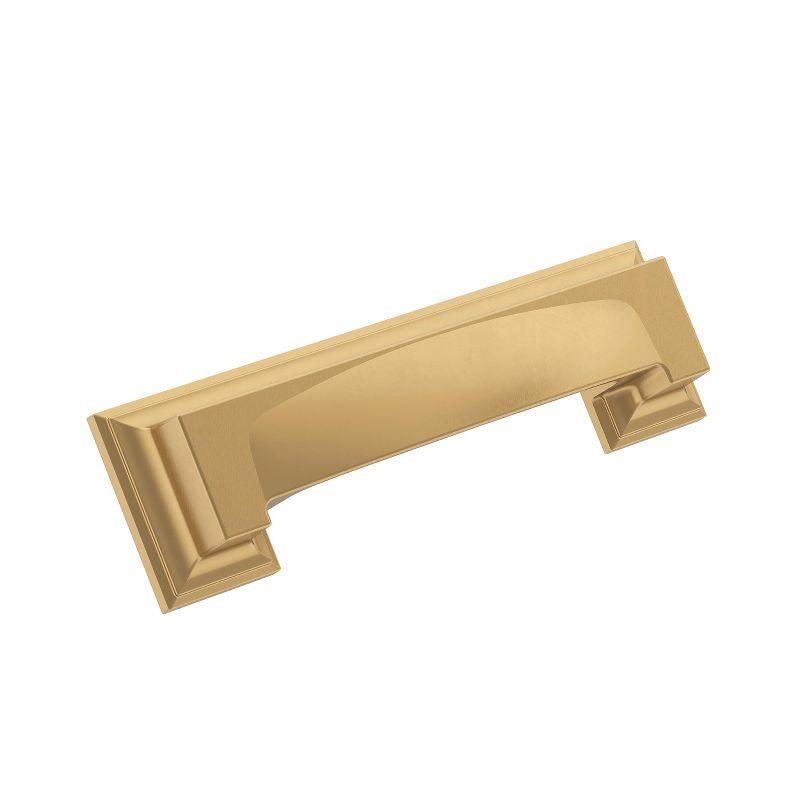 Champagne Bronze Traditional Cabinet Cup Pull with Mounting Hardware