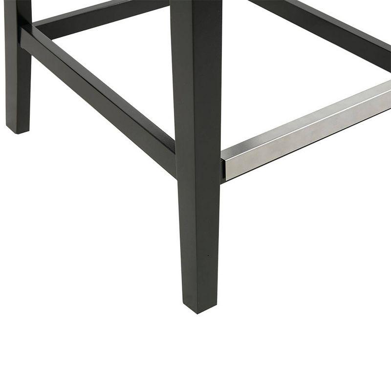 Khloe Tufted Counter Height Barstool Light Gray - Madison Park