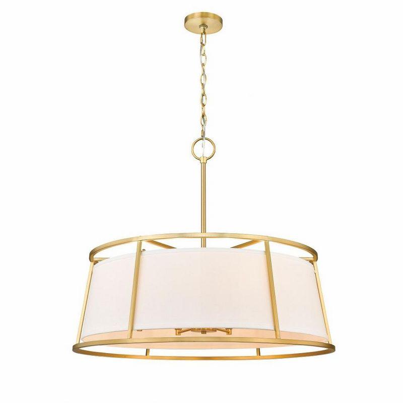Z-Lite Lenyx 8 - Light Chandelier in  Rubbed Brass