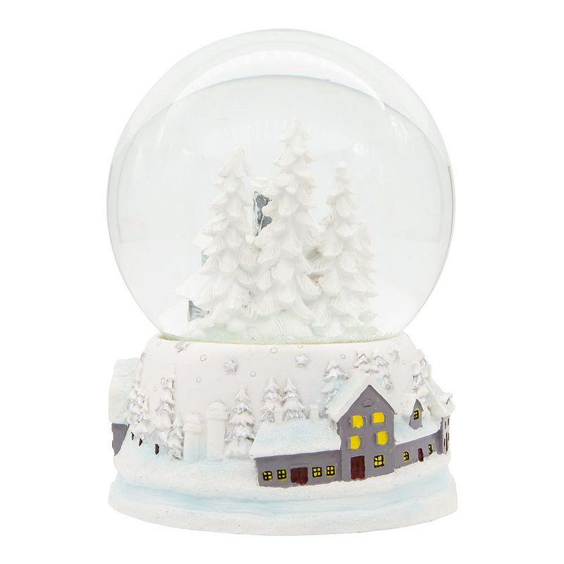 Kurt Adler 120MM Musical Snowy House Water Globe