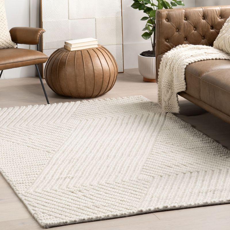 Nuloom Bijorne Modern Geometric Wool Indoor Area Rug