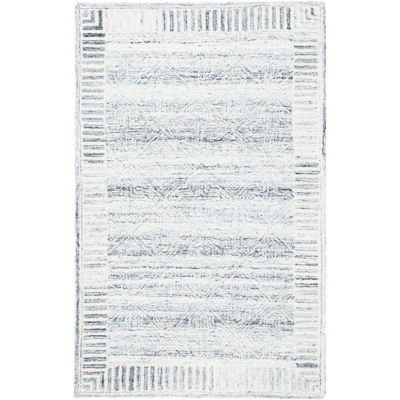 Roslyn ROS804 Hand Tufted Area Rug - Grey/Ivory - 3'x5' - Safavieh.