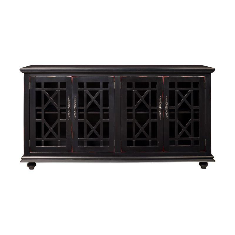 Cassandra 63" TV Stand Antique Black - Martin Svensson Home