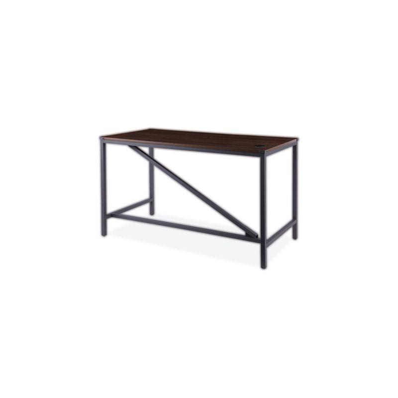 Alera Industrial Series Table Desk, 47.25" x 23.63" x 29.5", Modern Walnut