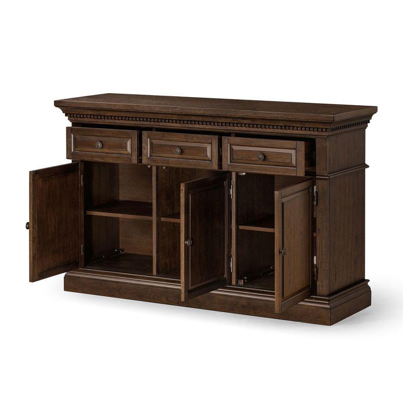 Maven Lane Theo Wooden Sideboard in Antiqued Finish