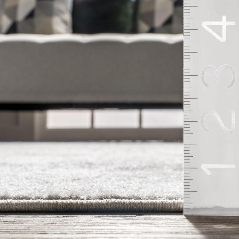 Nuloom Arlena Medallion 8x10 Indoor Area Rug for Living Room Bedroom Dining Room Kitchen, Grey/Ivory
