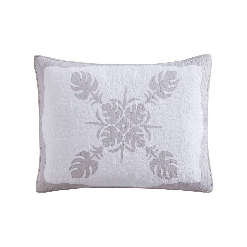 Tommy Bahama Molokai 100% Cotton Pillow Sham Gray