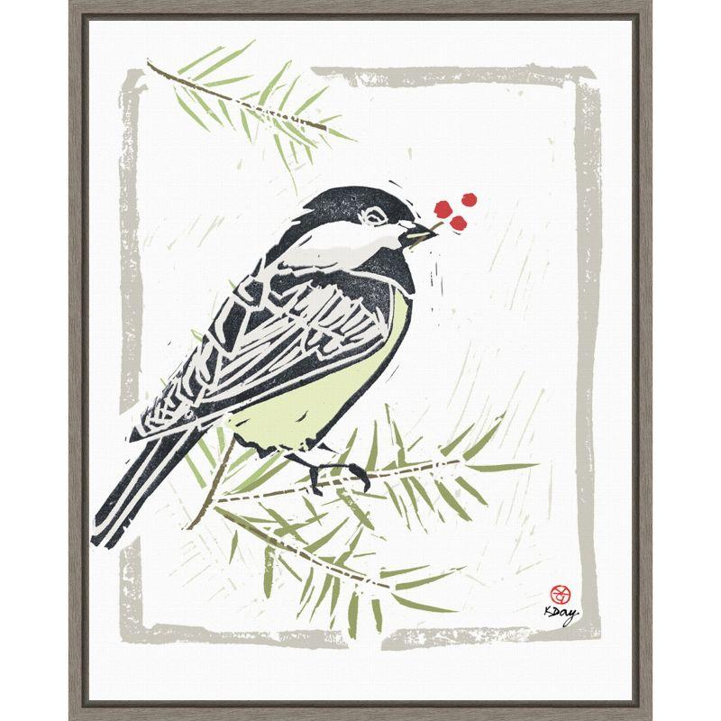 Amanti Art Winter Days VII by Kellie Day Canvas Wall Art Print Framed 23 x 28-in.