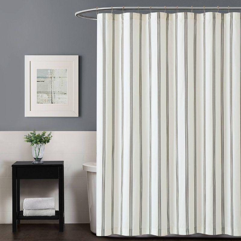 Gallup Striped Shower Curtain