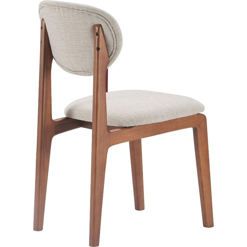 Elle Decor Coralie Mid-Century Modern Upholstered Dining Chair