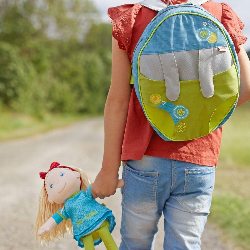 HABA Doll Backpack Summer Meadow - Fits 12" Soft Dolls
