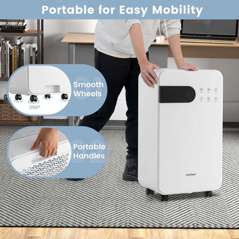 Costway Dehumidifier for Home Basement Portable 32 Pints with Sleep Mode up to 2500 Sq. Ft