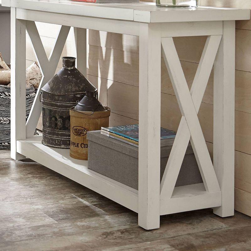 Seaside Lodge Console Table - Off White - Home Styles