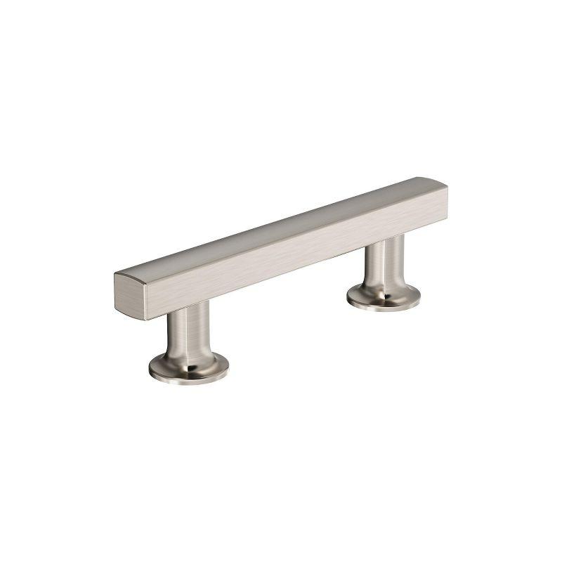 Satin Nickel 3-Inch Modern Cabinet Drawer Pull