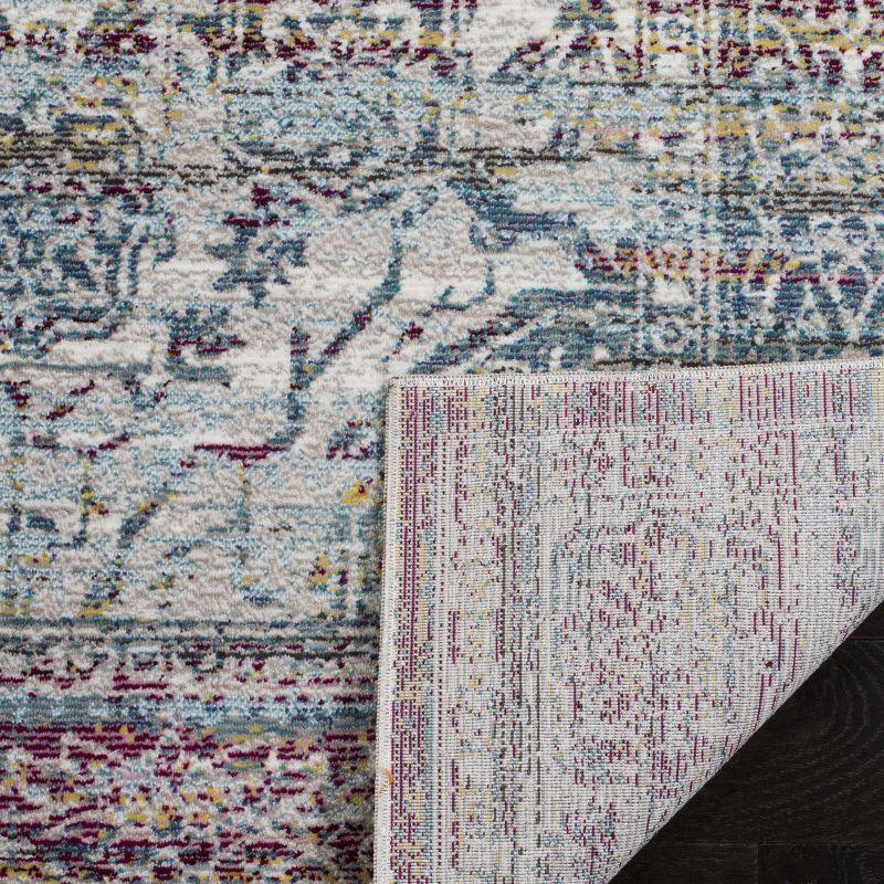 Aria ARA179 Power Loomed Area Rug - Red/Creme - 4'x6' - Safavieh.