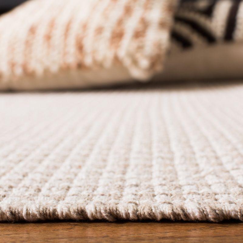 Montauk MTK340 Hand Woven Indoor Area Rug - Ivory/Grey - 6' Round - Safavieh