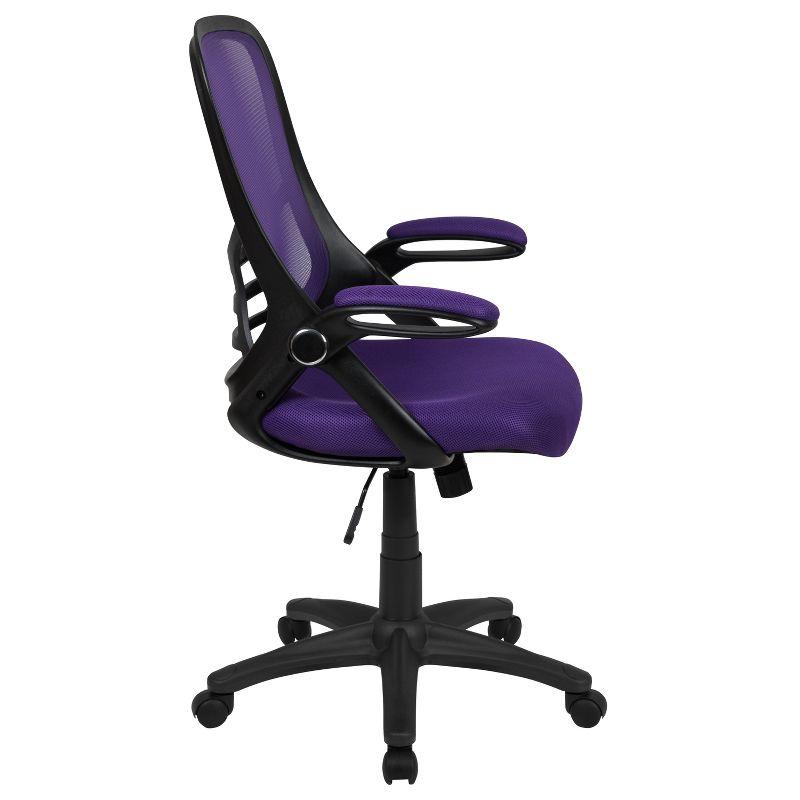 Flash Furniture High Back Mesh Ergonomic Swivel Office Chair with Flip-up Arms