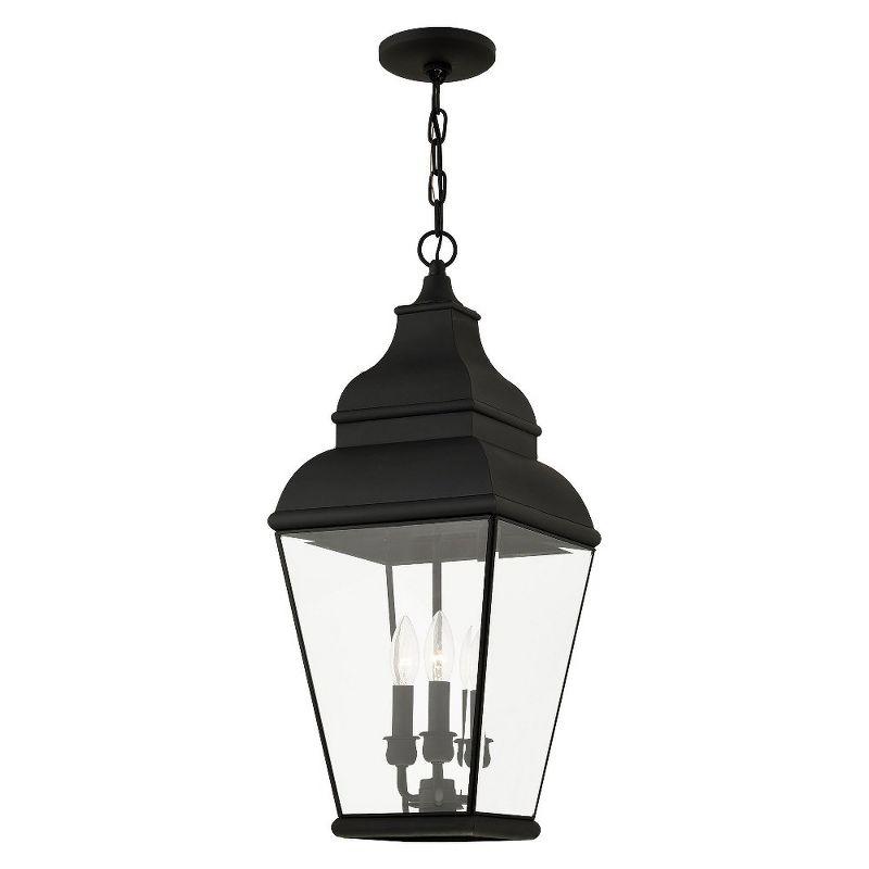 Livex Lighting Exeter 3 - Light Pendant in  Black