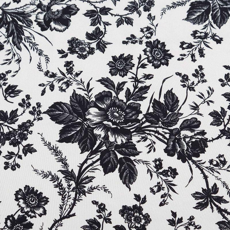 Betsey Johnson Betseys Toile Reversible Black Duvet Cover Set
