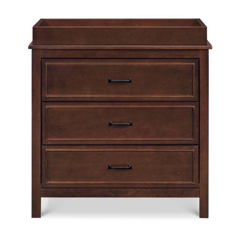 Espresso Solid New Zealand Pine 3-Drawer Nursery Dresser