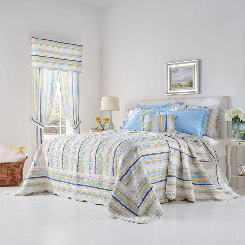 BrylaneHome Florence Oversized Bedspread - Queen, Spice Floral Multi