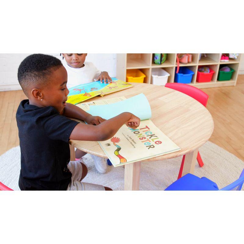ECR4Kids Plastic School Stack Chair, Classroom Furniture